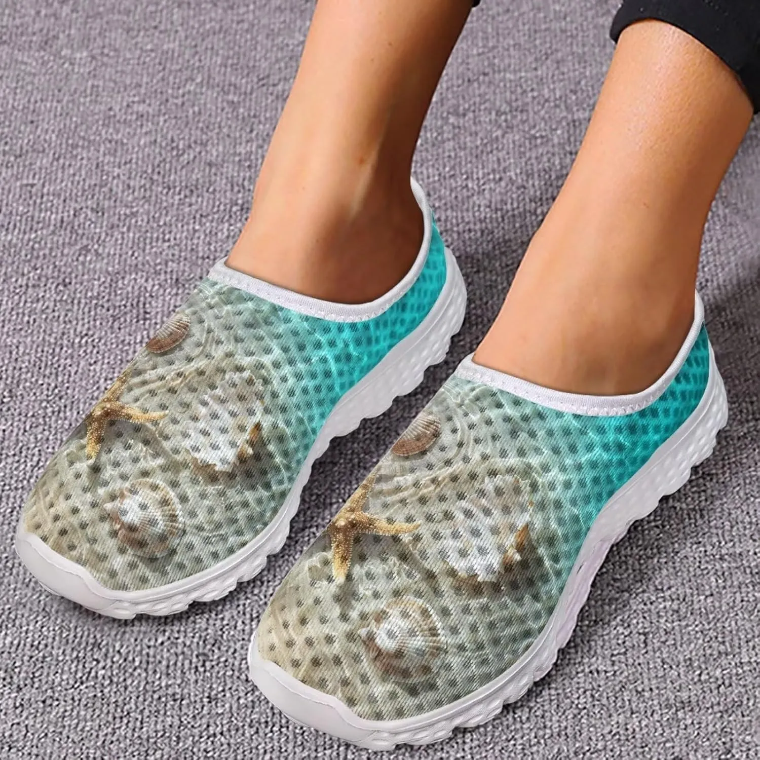 KEIAHUAN Womens Running Shoes Fashion Breathable Knit Casual Walking Sneaker Lightweight Comfortable Running Shoes