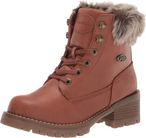 Lugz Women's Flirt Hi Fur Classic 6-inch Chukka Fashion Boot Combat