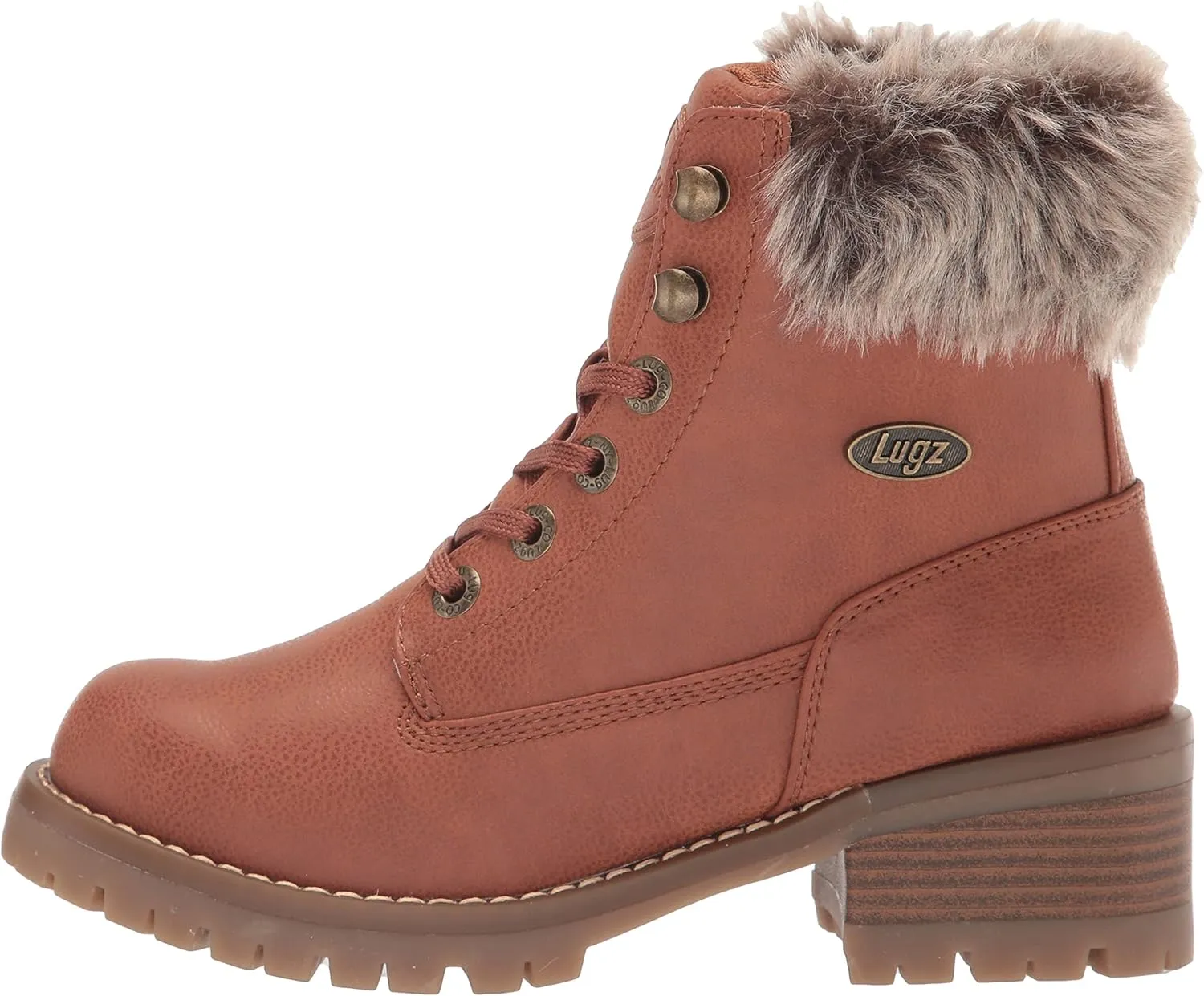 Lugz Women's Flirt Hi Fur Classic 6-inch Chukka Fashion Boot Combat