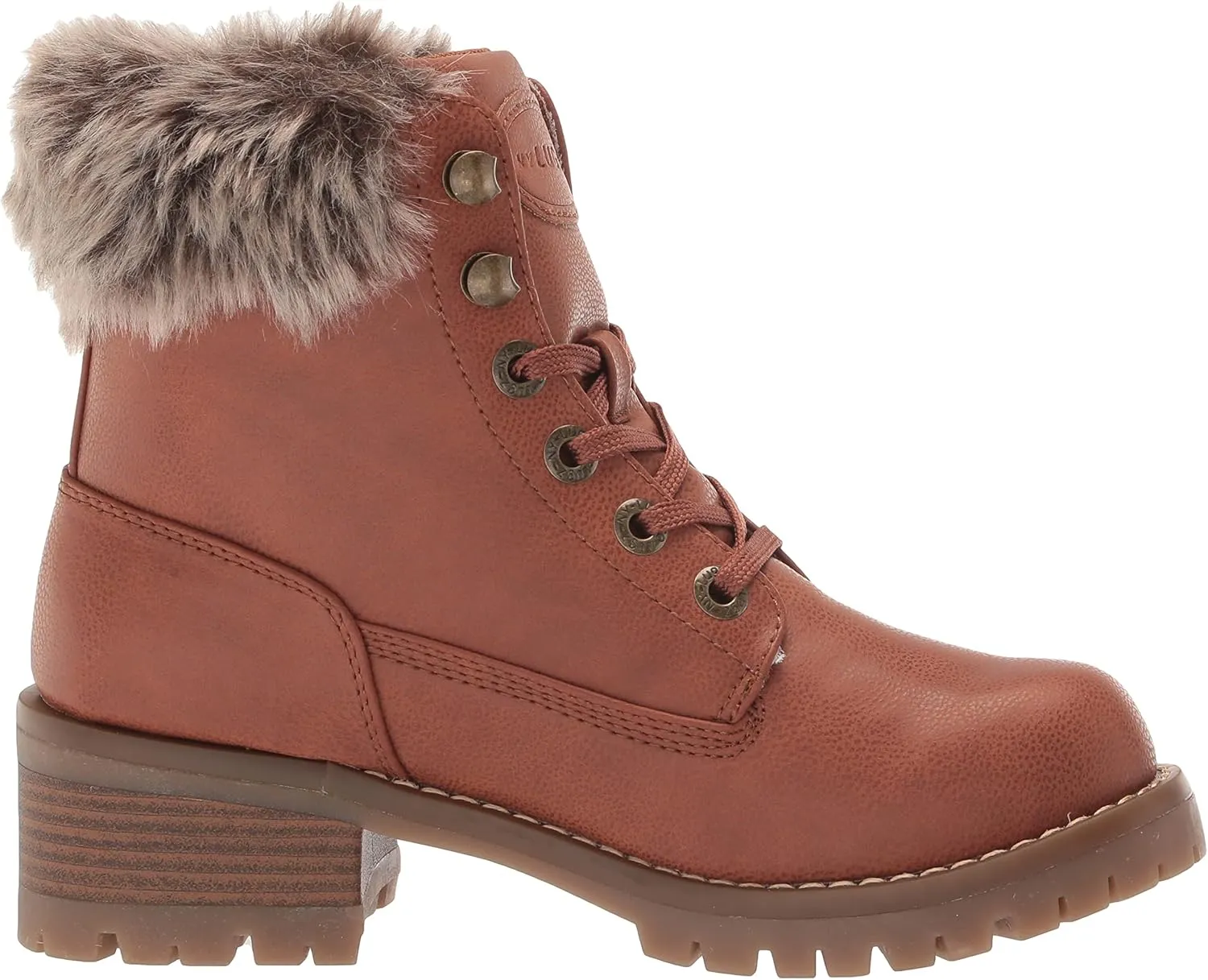 Lugz Women's Flirt Hi Fur Classic 6-inch Chukka Fashion Boot Combat