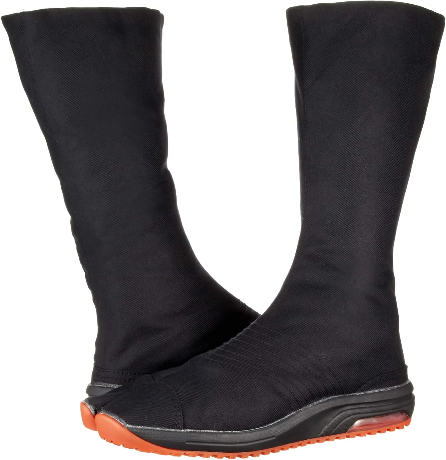 Marugo Traditional Japanese Tabi Shoes Air Jog V 12 Clasps Air Cushioned Toe Boots Long