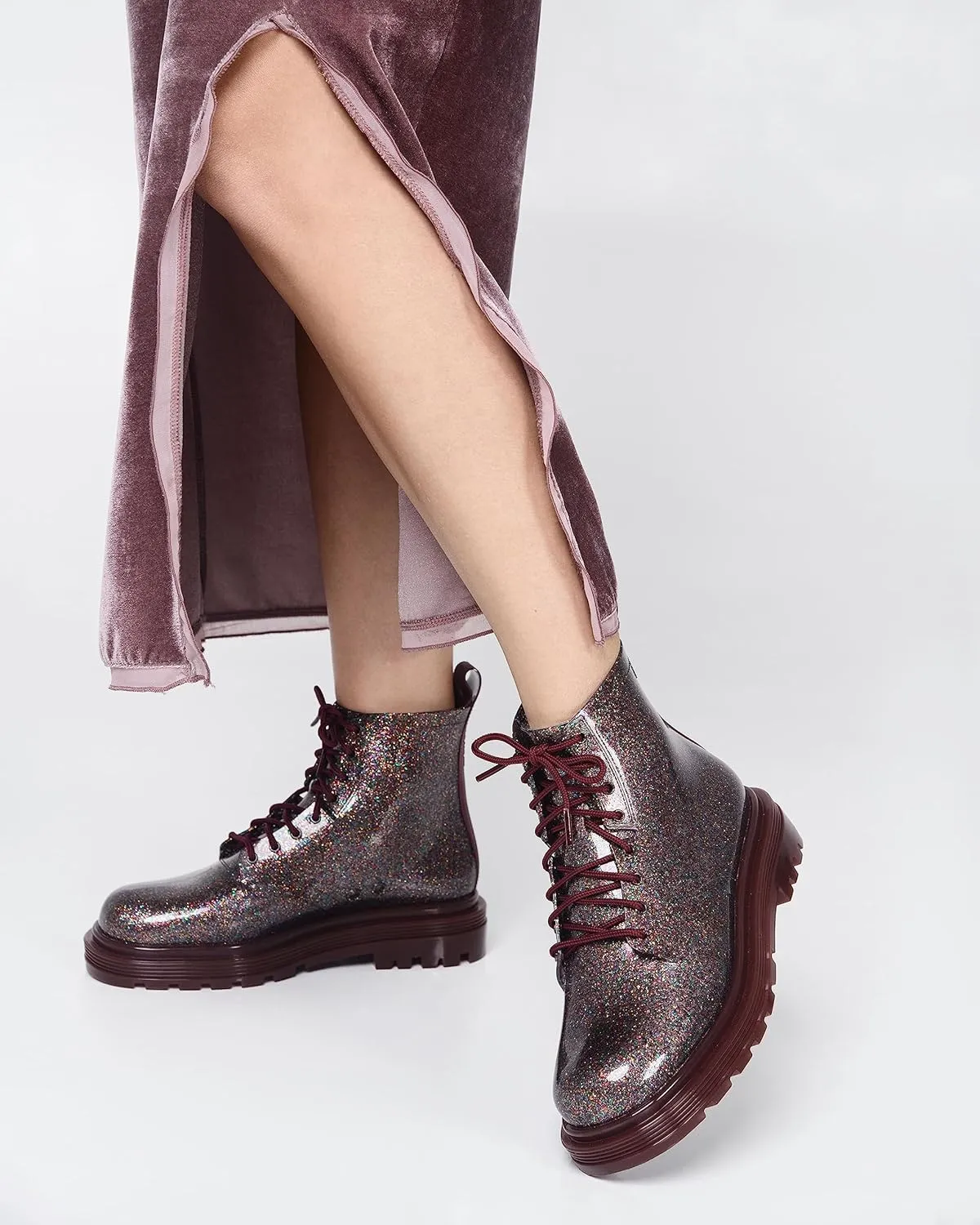 Melissa Coturno Women's Jelly Combat Military Boot