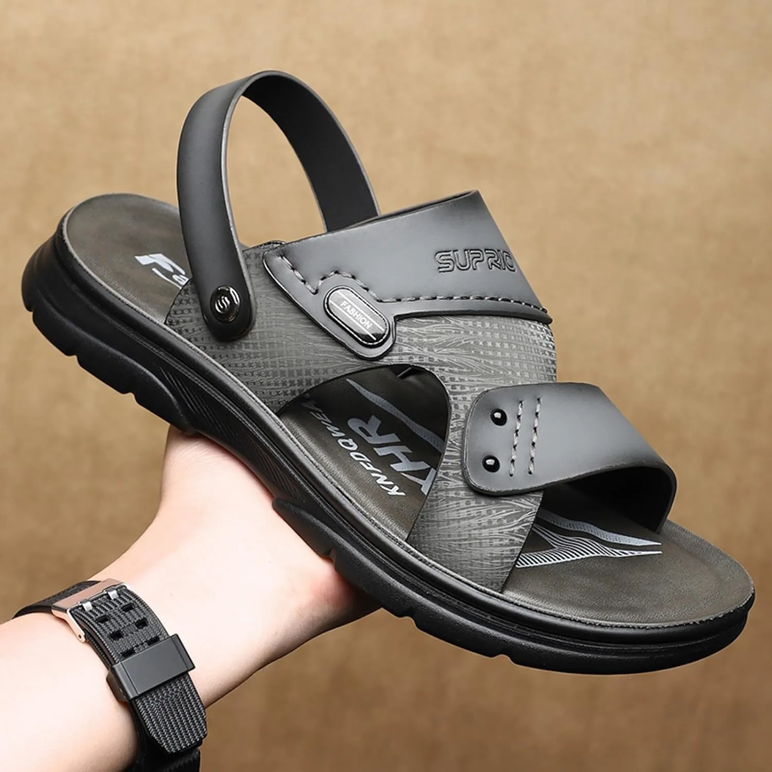 Men Sandal Soft Sole Comfortable Sandals Open Toe Walking Shoes Sandals Men Outdoor Beach Shoes