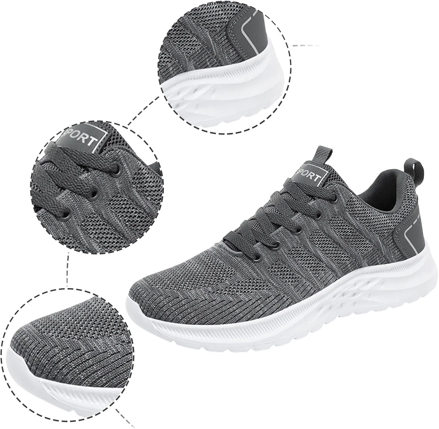 Men Sports Shoes Fashionable Couple Simple and Solid Color Thick Bottomed Flat Mesh Breathable and Mens Chukka Sneaker