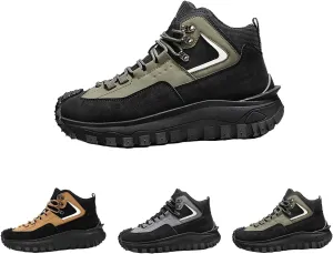 Men's Casual Hiking Sneakers The First Young Safety Work Orthopedic Hiking Steel Toe Shoes Durable Outdoor Shoes