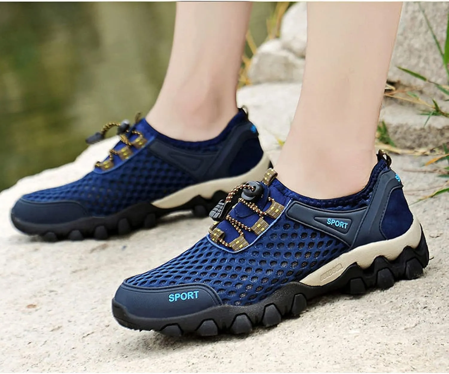 Mens Climbing Shoes Hiking Trekking Low Rise Trail Shoes Outdoor