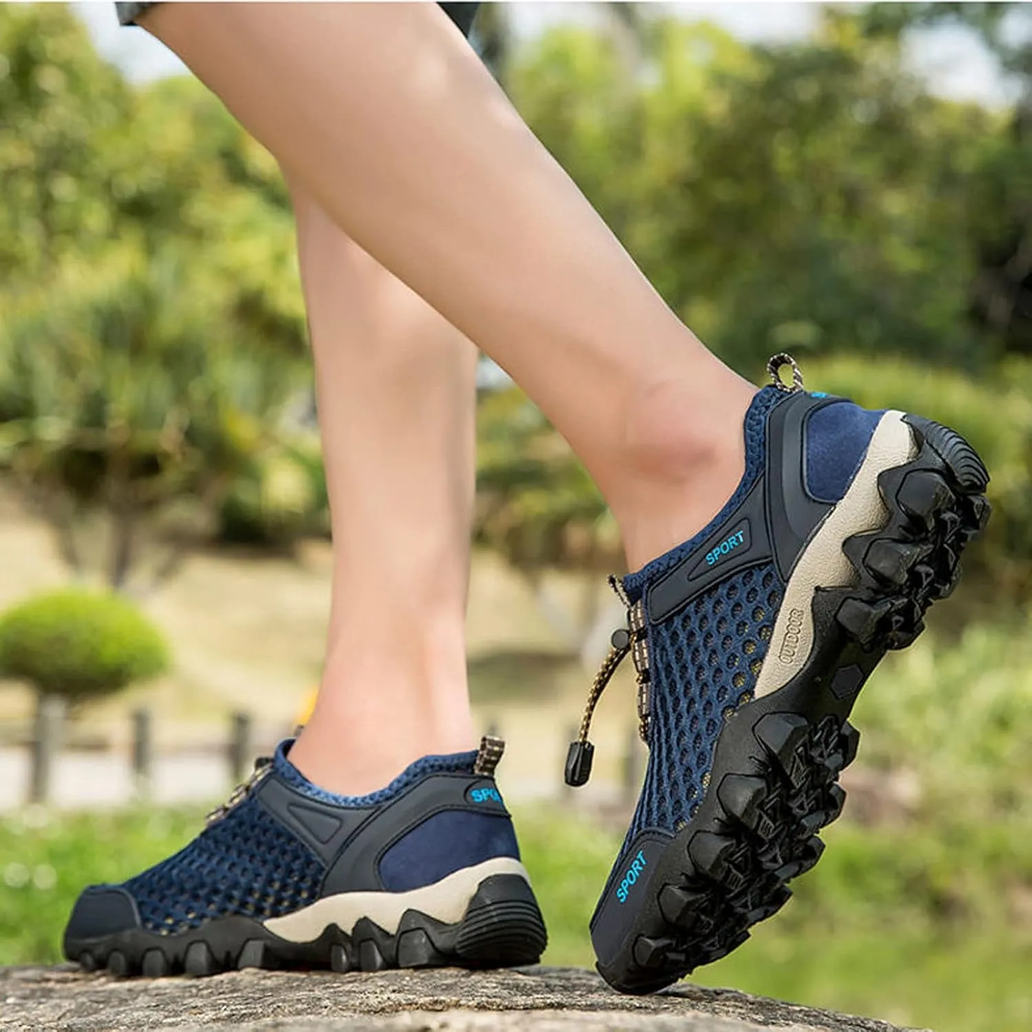 Mens Climbing Shoes Hiking Trekking Low Rise Trail Shoes Outdoor