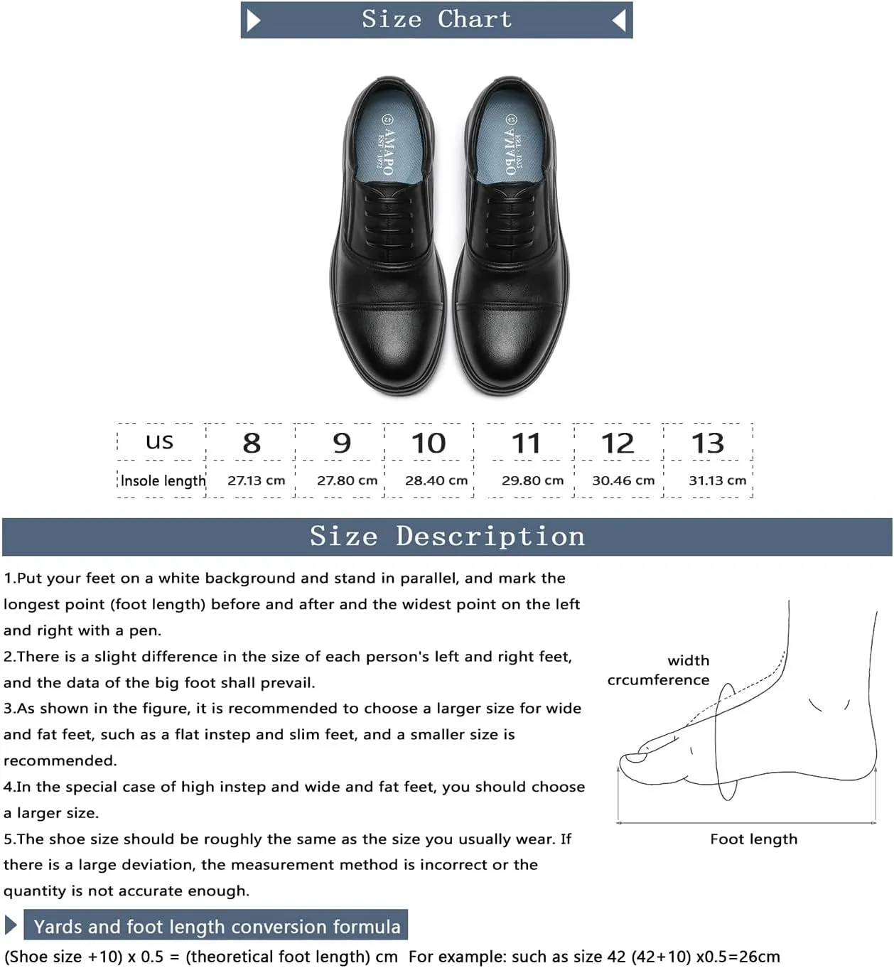 Men's Loafer Dress Shoes Classic Oxfords Shoes for Men Formal Business