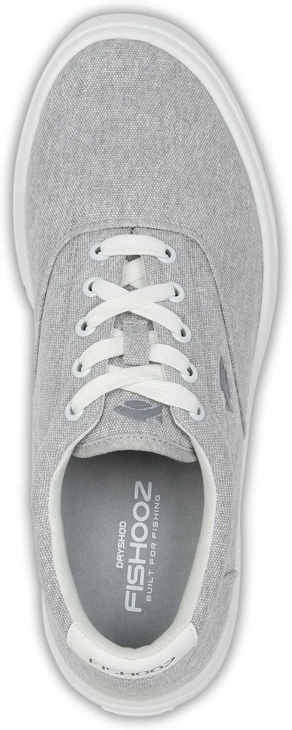Men's Sunwashed Lace-up Fishing Shoes | Water-Repellent, Pre-Shrunk Nylon/Cotton Blend | Arch Support, Padded Collar, & Sneaker Platform