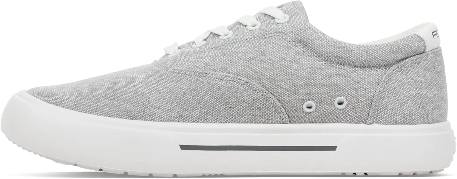 Men's Sunwashed Lace-up Fishing Shoes | Water-Repellent, Pre-Shrunk Nylon/Cotton Blend | Arch Support, Padded Collar, & Sneaker Platform