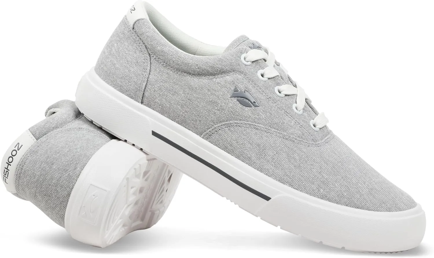 Men's Sunwashed Lace-up Fishing Shoes | Water-Repellent, Pre-Shrunk Nylon/Cotton Blend | Arch Support, Padded Collar, & Sneaker Platform