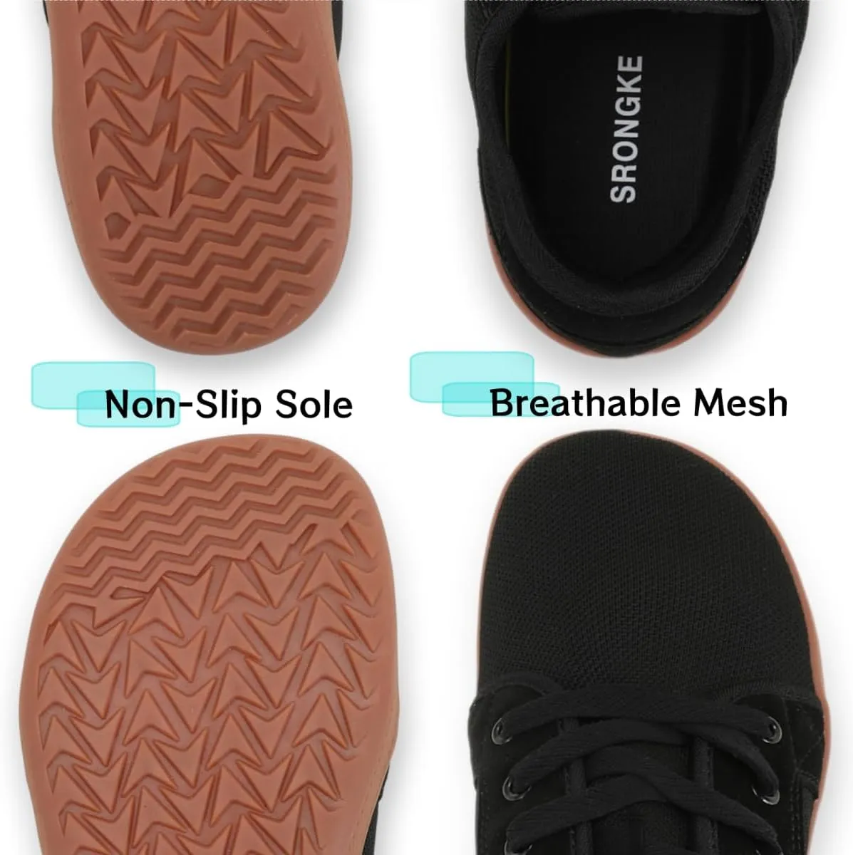 Minimalist Barefoot Shoes Womens Mens | Zero Drop | Wide Width Fashion Breathable Sneaker