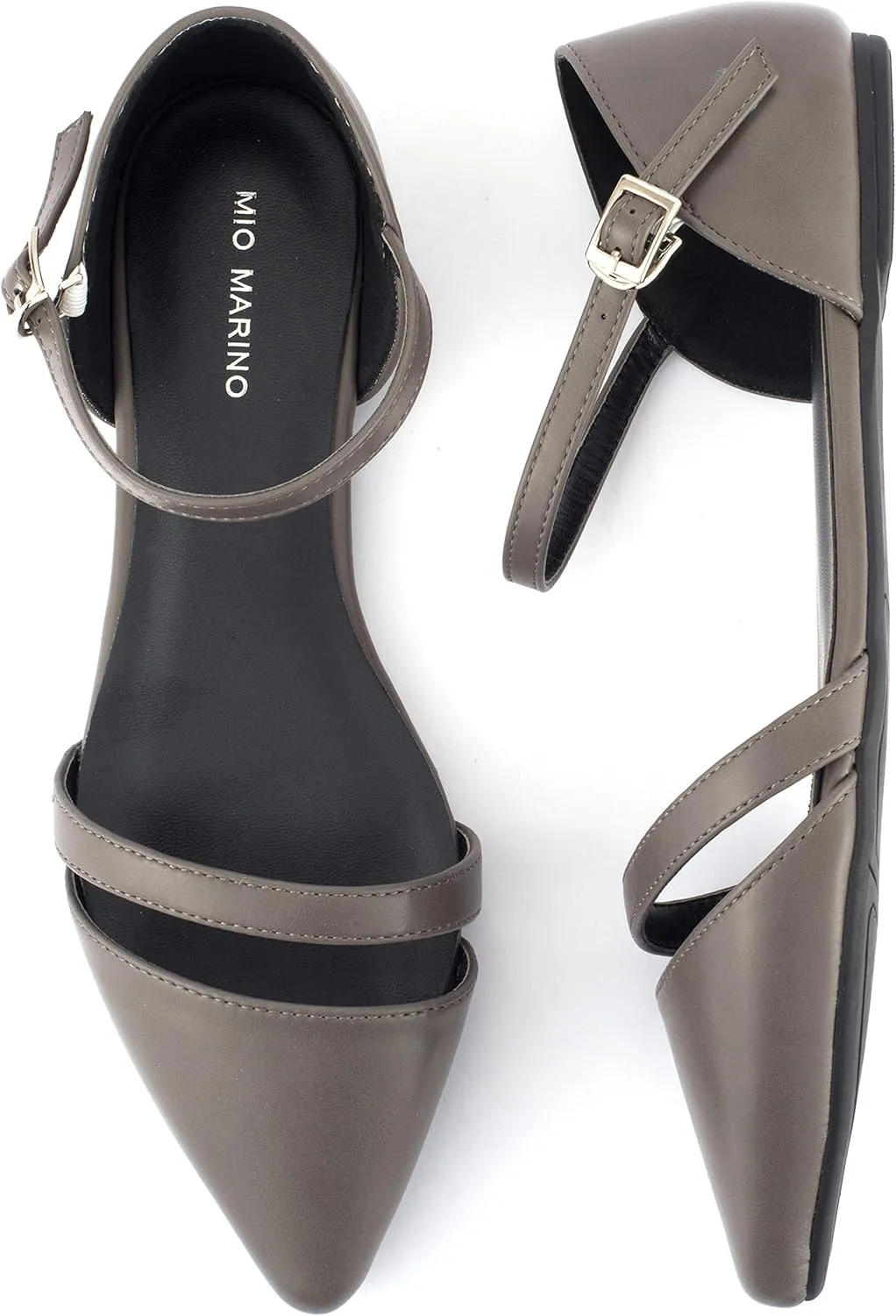 Mio Marino Ballet Flats Shoes for Women - Pointed Toe Flats Dress Shoes for Women