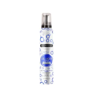 Morfose Collagen & Silk Protein Hair Mousse for Women - Volumizing Mousse for Hair Styling with Silky Feel and Grip Strength, Achieve Voluminous Hair with Protein Therapy (6.76 Fl oz, Collagen)