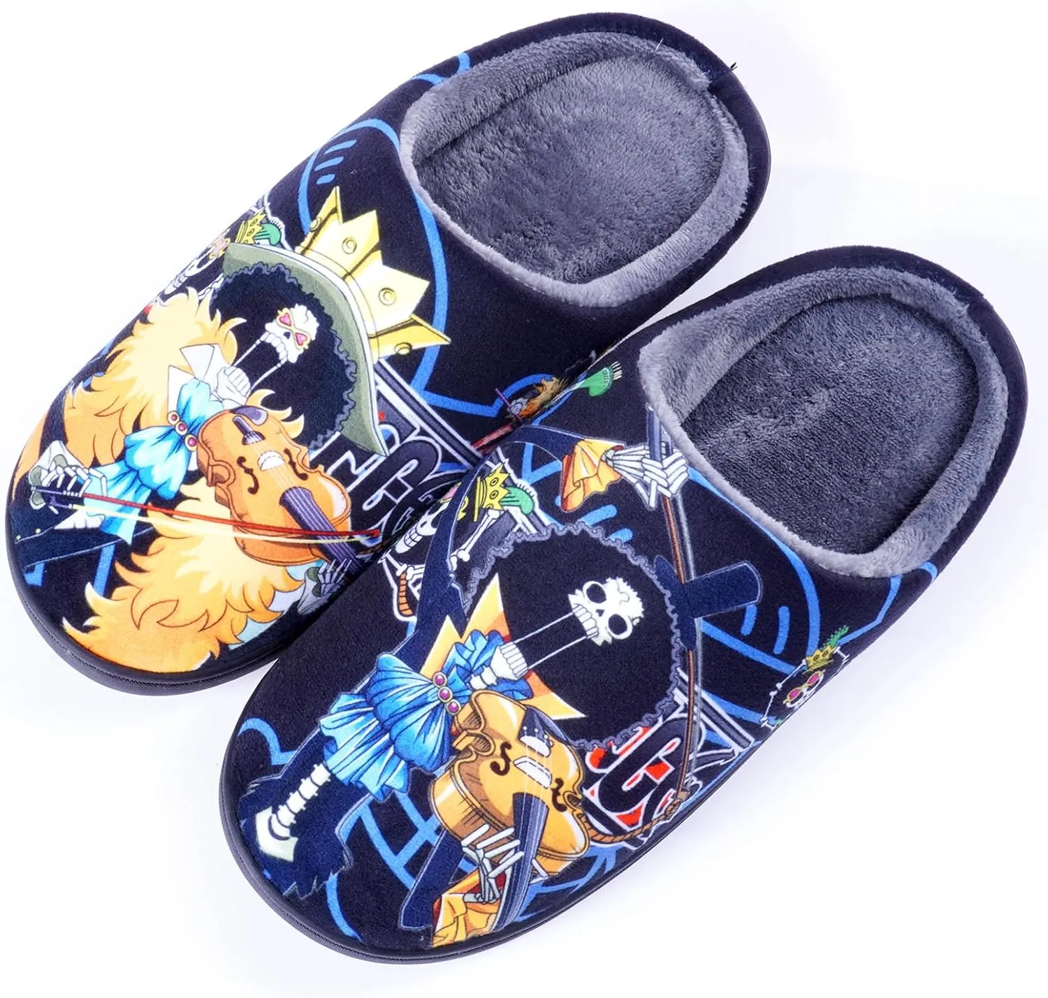 MOTOFUTURE Mens Womens Soft Warm House Non-slip Foam Slippers, Cosplay Japanese Anime House Slippers, Gifts for Adult Kids