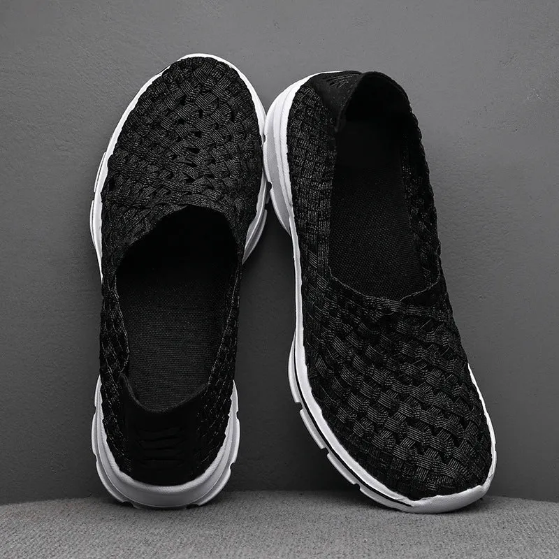 Nanccy Soft Sole Flat Stretch Casual Shoes