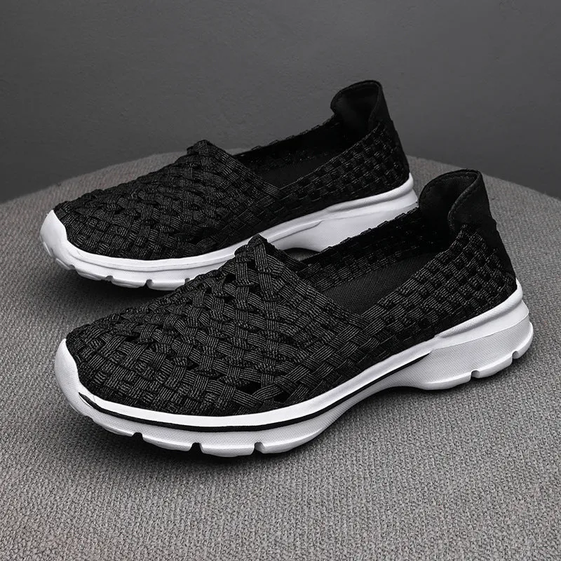 Nanccy Soft Sole Flat Stretch Casual Shoes