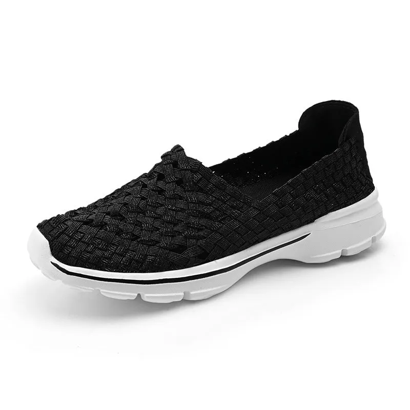 Nanccy Soft Sole Flat Stretch Casual Shoes