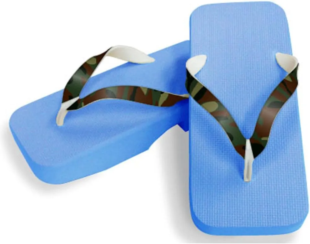 [One Step] [Hajime] Geta Geta Clogs, Soft and Water Resistant, Made of Sponge, 10.6 inches (27 cm), SB/Camouflage x Green, Camouflage x Green (Meisai x Green/27), Maisai × Green, 27.0 cm