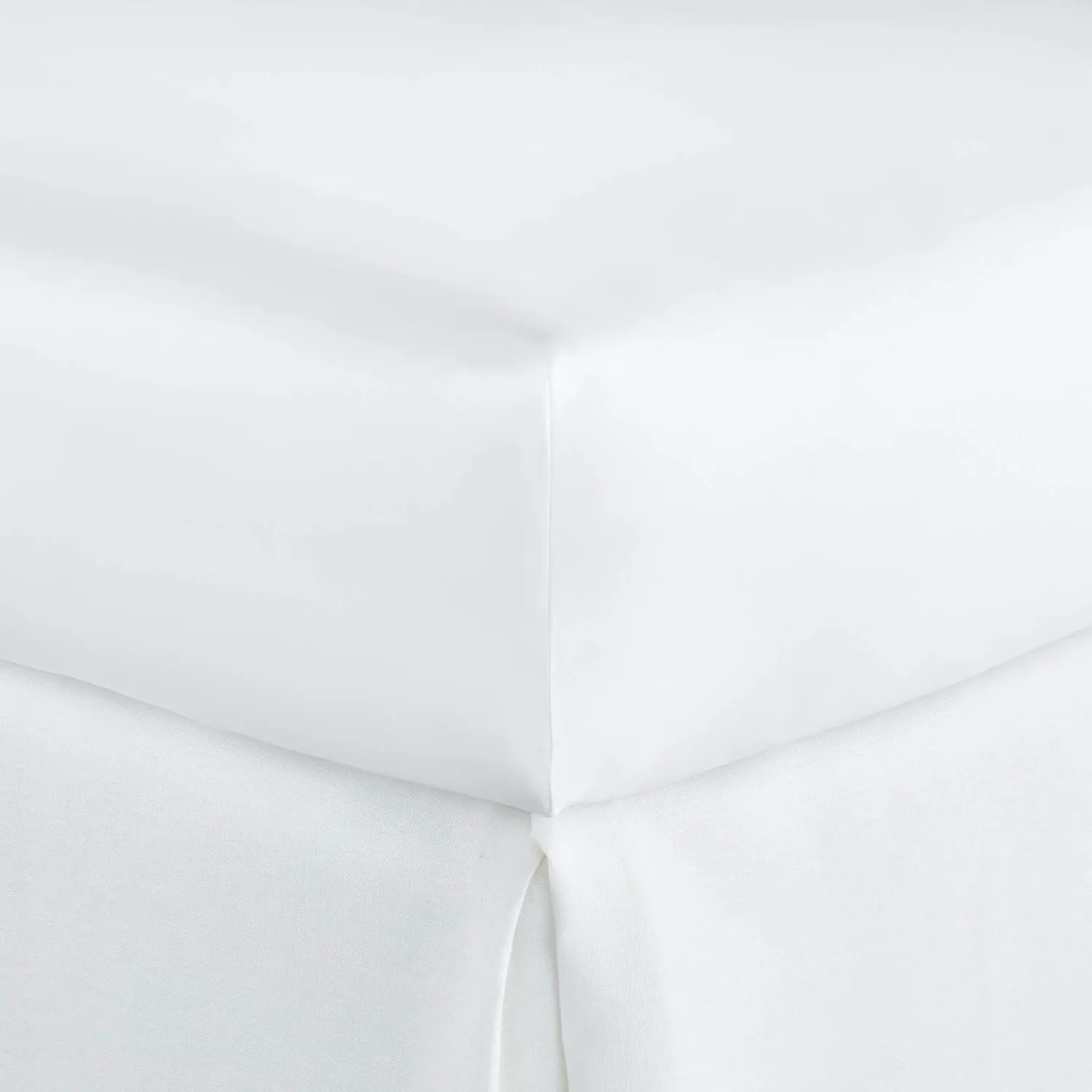 Peacock Alley Boutique Embroidered Percale Sheet Sets - 100% Long Staple Cotton, 200 Thread-Count, Crisp & Cool Sheets Imported from Portugal - King (White)