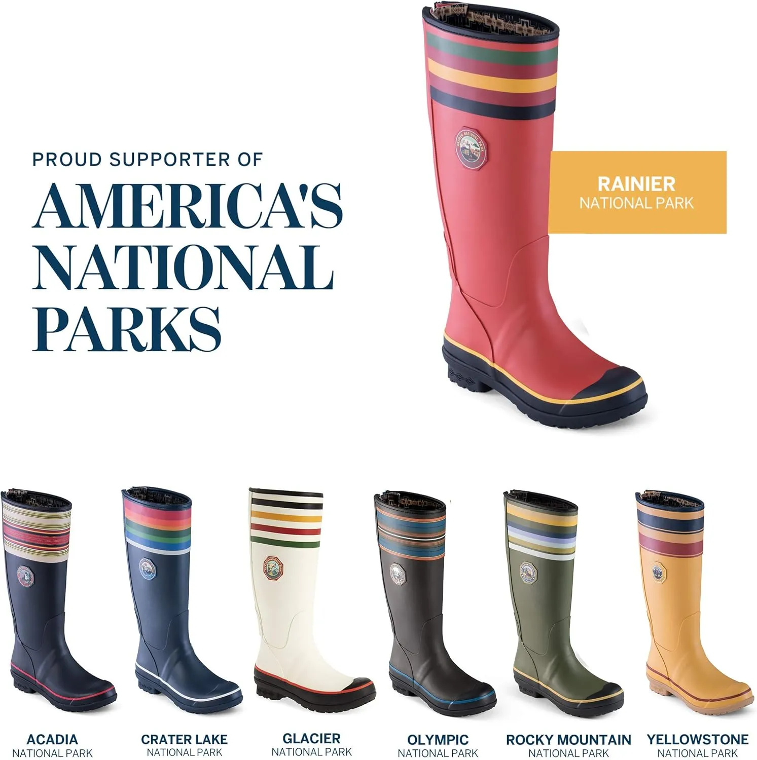 Pendleton Women’s Classic Tall Slip-Resistant Rain Boot