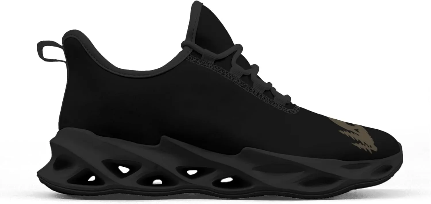 Pitovozu Bear Mama Breathable Cushion Sports Shoes for Woens Men Walking Running Lightweight Tennis Sneaker Gifts for Athletic Shoes