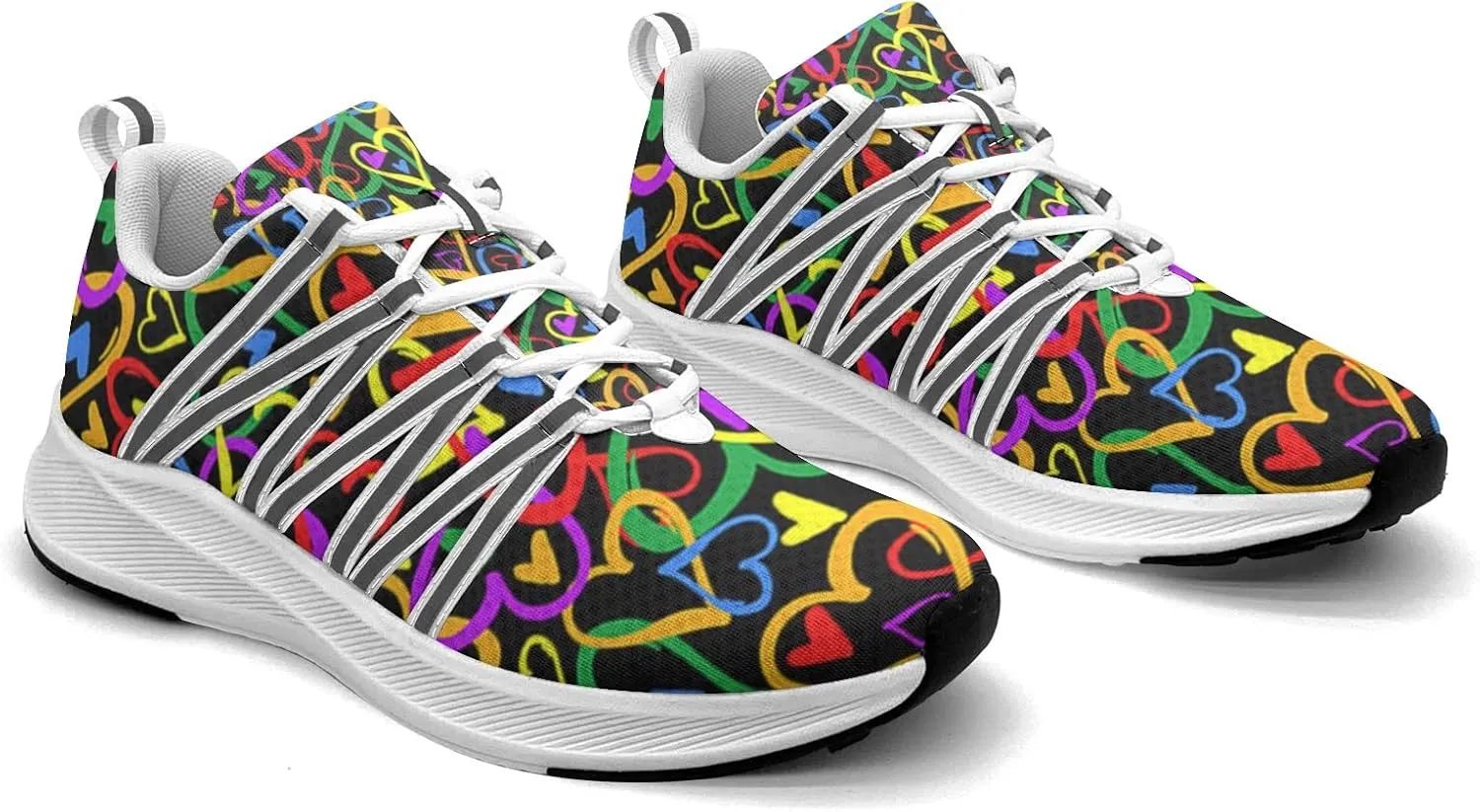Pitovozu Camo Gay Pride Flag Sneaker Women Athletic Shoes Personalited Running Shoes Comfortable Sports Sneaker