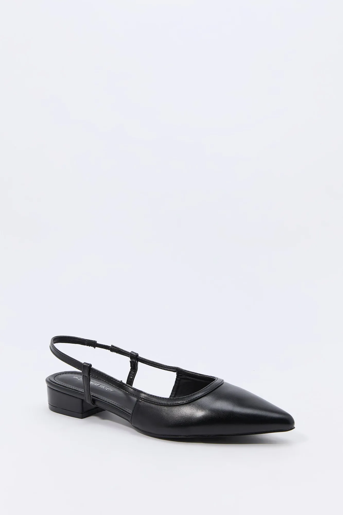 Pointed Toe Slingback Flat