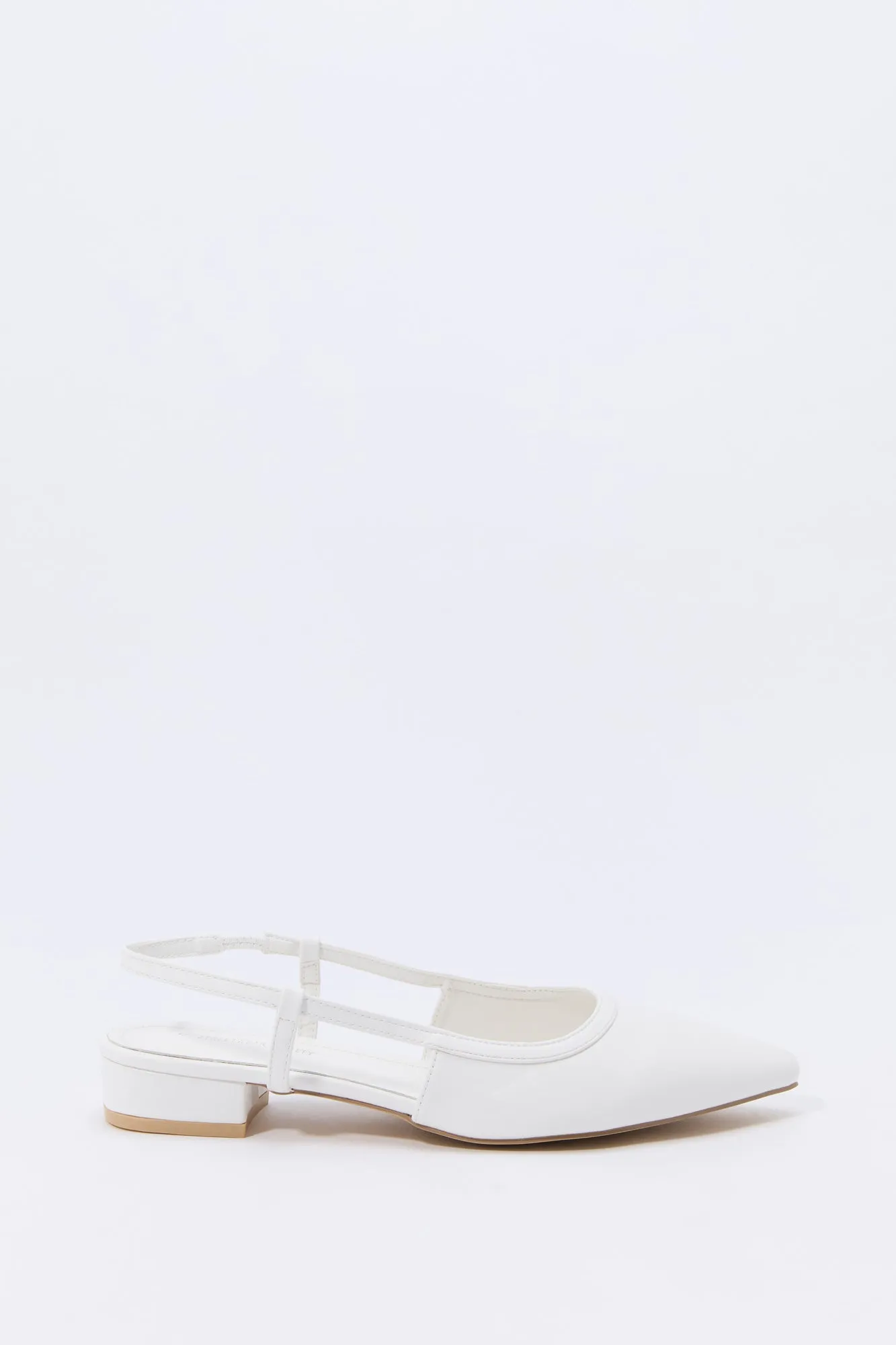 Pointed Toe Slingback Flat