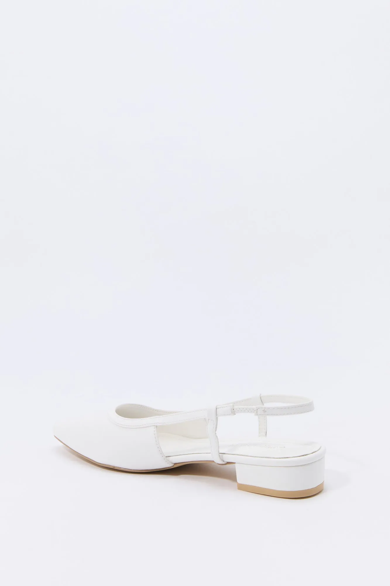 Pointed Toe Slingback Flat