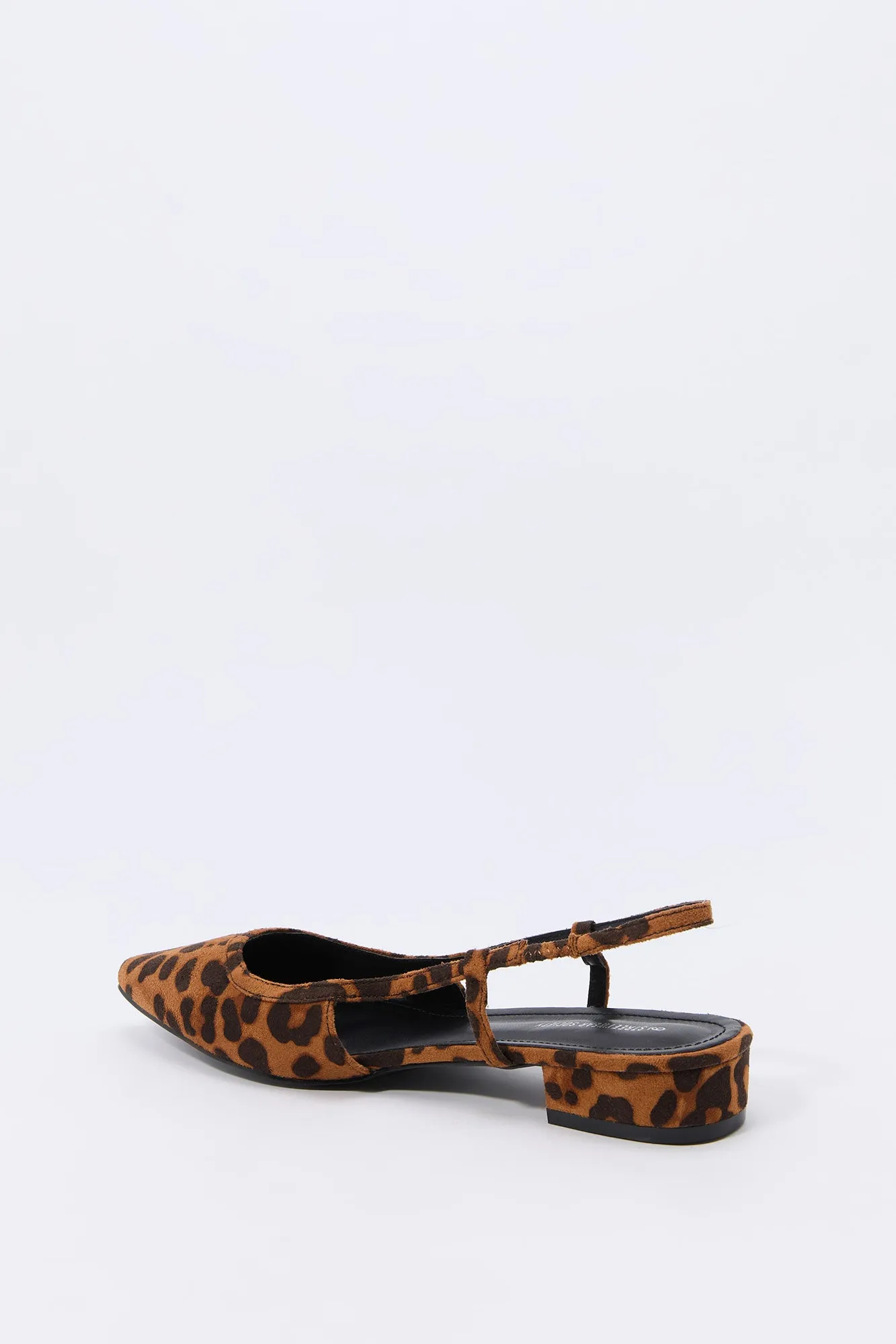 Pointed Toe Slingback Flat