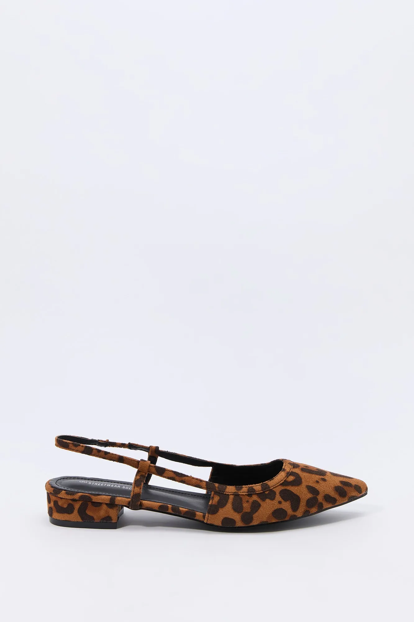 Pointed Toe Slingback Flat