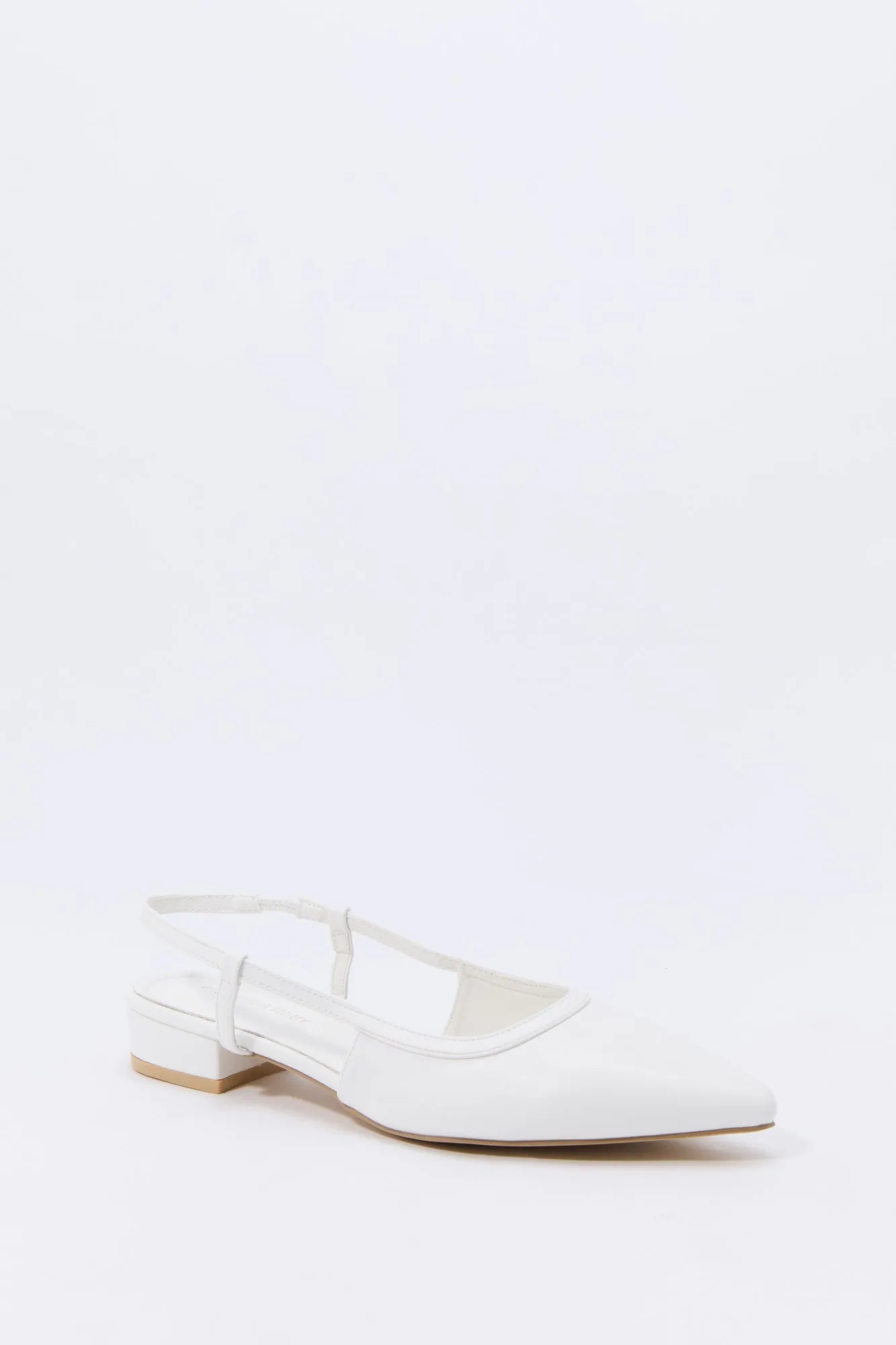 Pointed Toe Slingback Flat