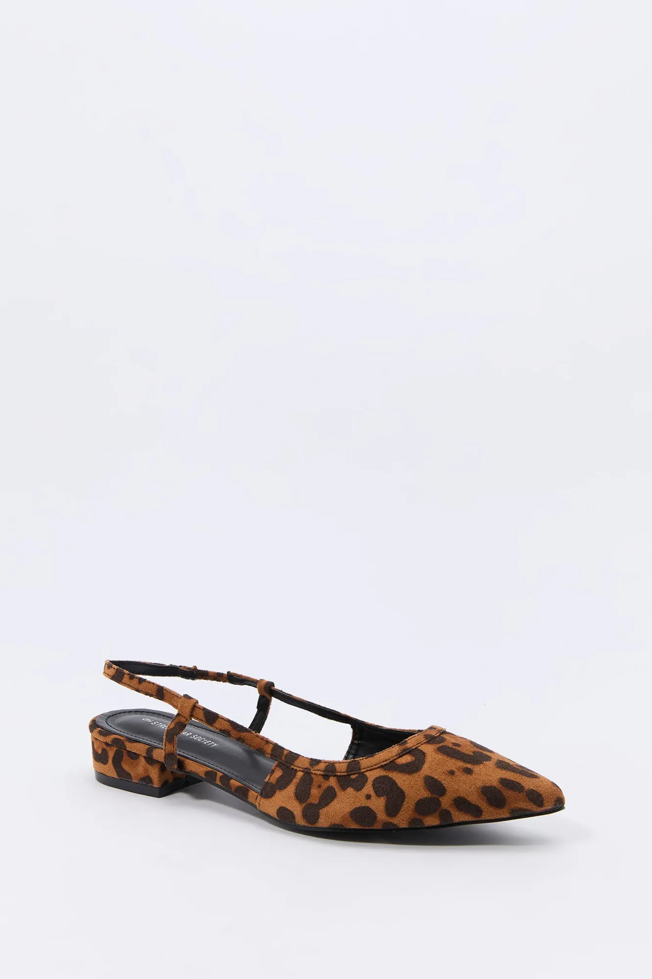 Pointed Toe Slingback Flat
