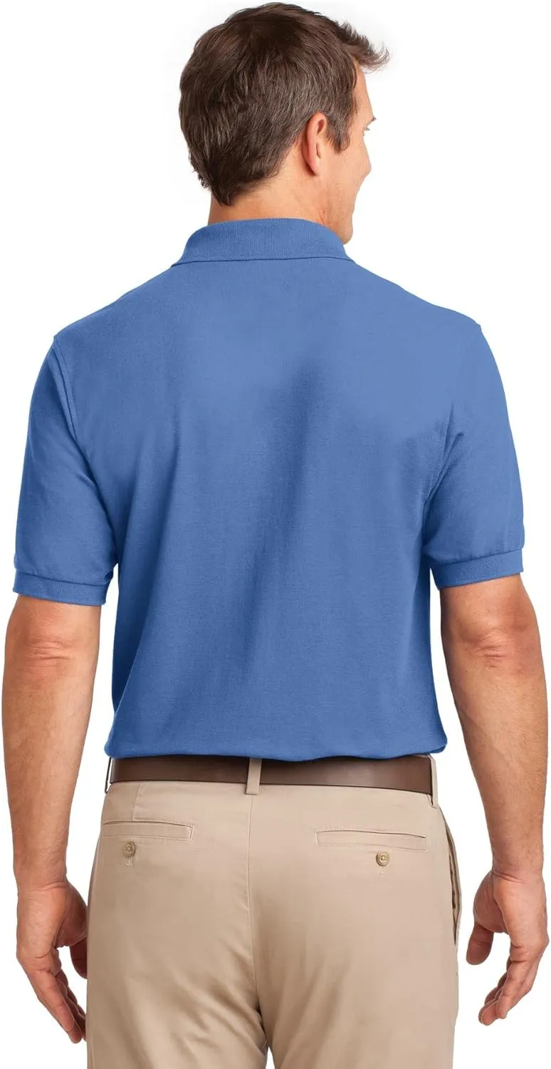 Port Authority K500LSP L-Sleeve Silk Touch Polo with Pocket