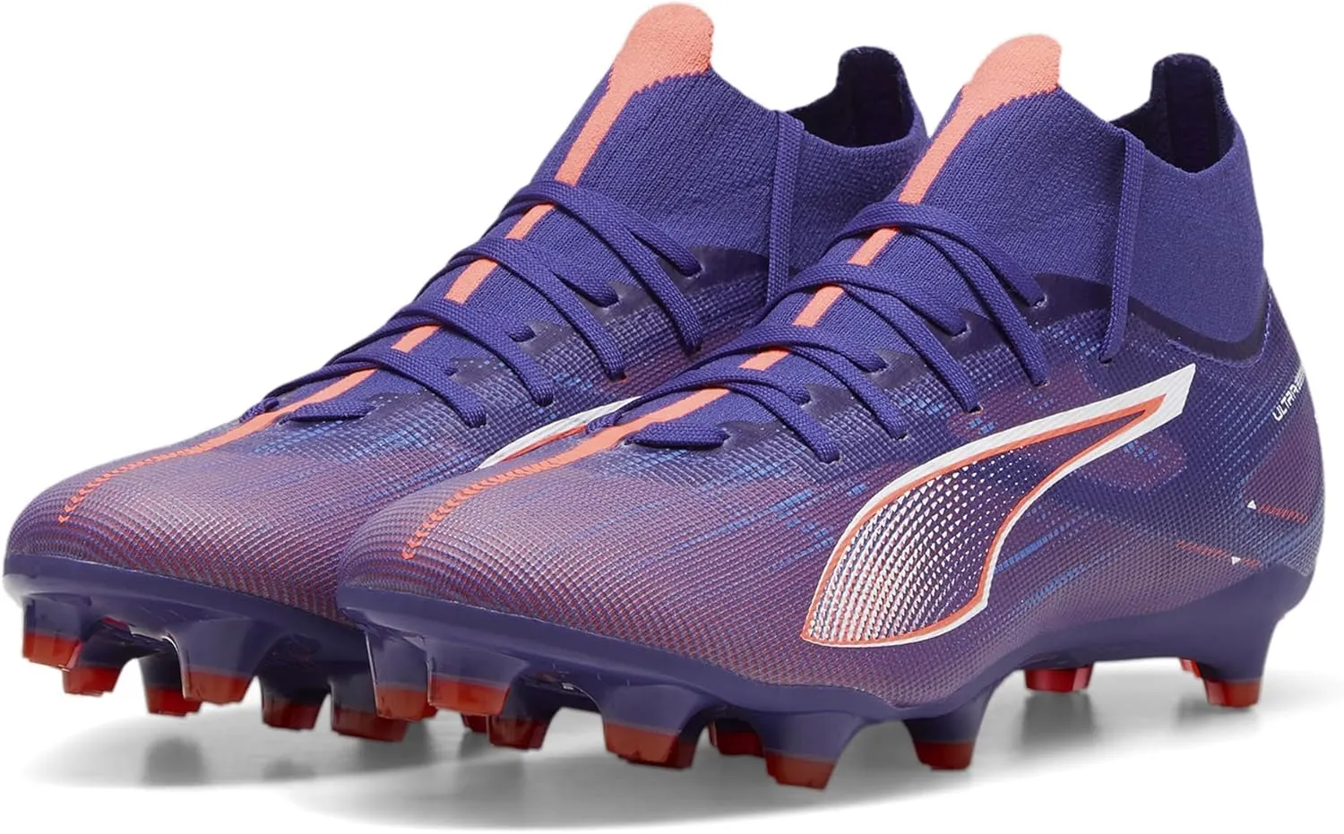PUMA Women's Ultra Match Firm, Artificial Ground Soccer Cleats, Poison Pink-White-Black, 11