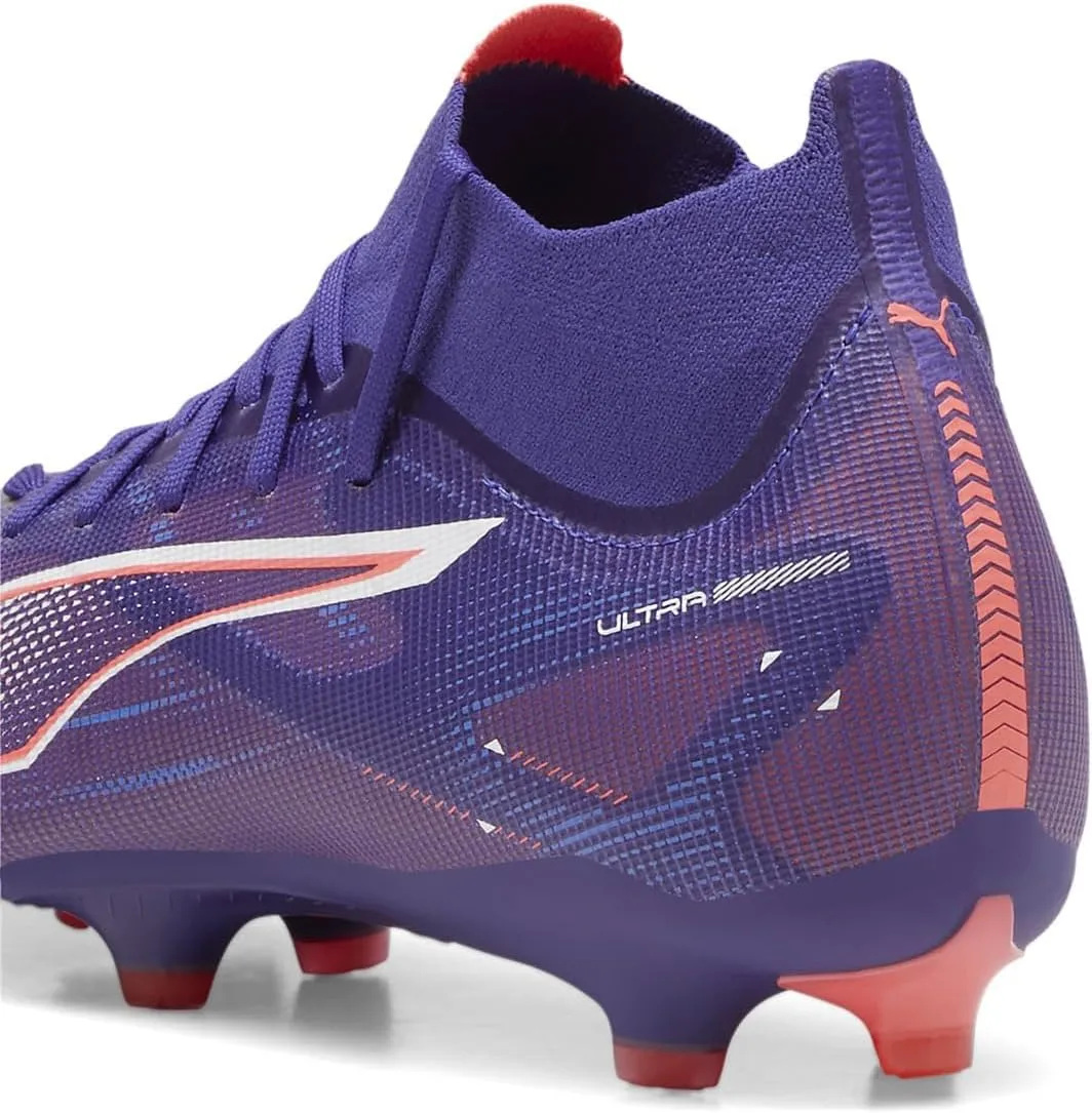 PUMA Women's Ultra Match Firm, Artificial Ground Soccer Cleats, Poison Pink-White-Black, 11