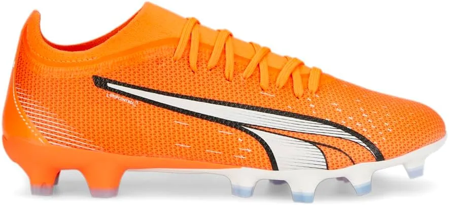 PUMA Womens Ultra Match Firm Ground/Ag Soccer Cleats Cleated, Firm Ground - Orange