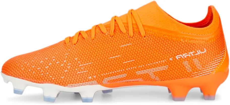 PUMA Womens Ultra Match Firm Ground/Ag Soccer Cleats Cleated, Firm Ground - Orange