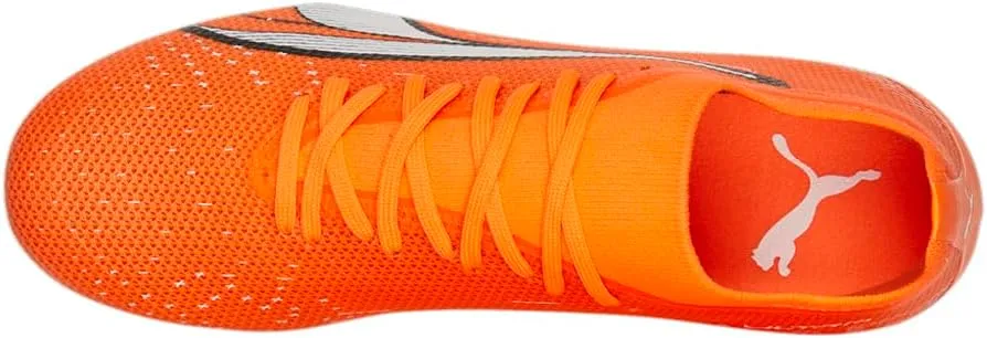 PUMA Womens Ultra Match Firm Ground/Ag Soccer Cleats Cleated, Firm Ground - Orange