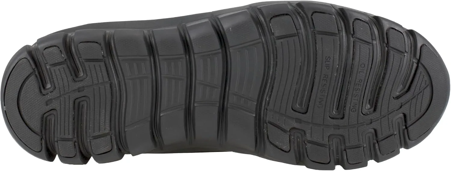 Reebok Men's Rb8605 Sublite Cushion Tactical 6" Soft Toe Boot with Side Zipper Black Military