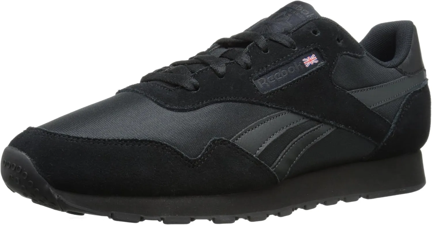 Reebok Men's Royal Nylon, Black/Gravel, 11