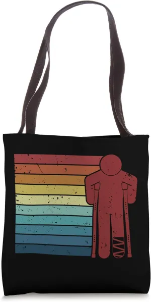 Retro Broken Arm Leg Broken Bone Broken Finger Bone Fracture Tote Bag