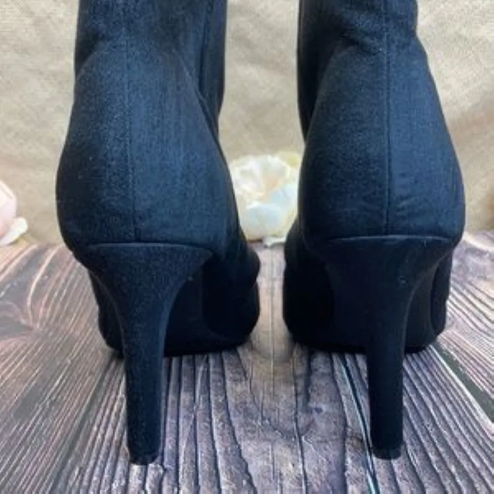 RIALTO Black Colissa Ankle Boots