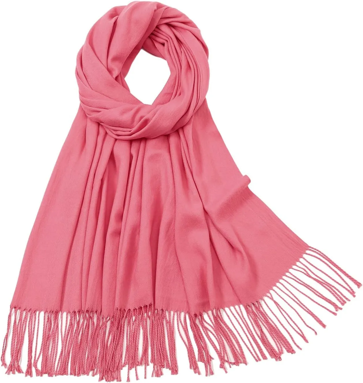 RIIQIICHY Women's Scarf Pashmina Shawls and Wraps for Evening Dress Bridesmaid Wedding Bridal Winter Warm Long Large Scarves