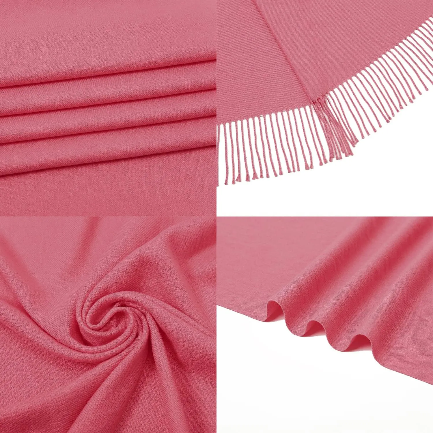 RIIQIICHY Women's Scarf Pashmina Shawls and Wraps for Evening Dress Bridesmaid Wedding Bridal Winter Warm Long Large Scarves