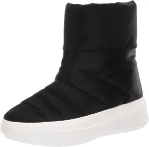 Rosette Puff Slip On Boot Black / 11