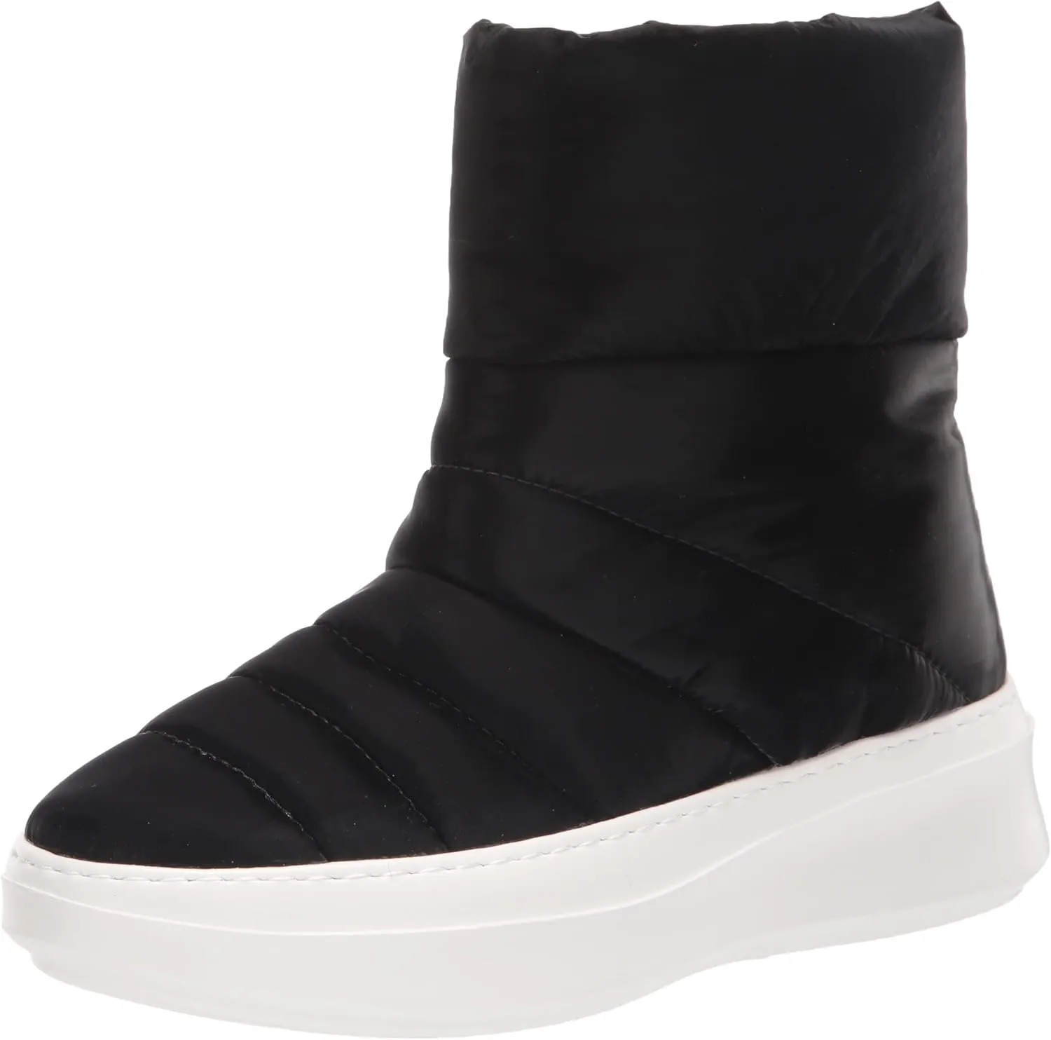 Rosette Puff Slip On Boot Black / 11