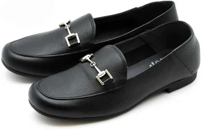 RP-530 Bit Loafer, Square Toe Pumps, Slip-on, Genuine Leather, Recipe Recipe, Made in Japan, Women's, Fashion, Comfort Shoes
