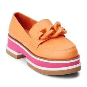 Sarah Sherbet Platform Loafer